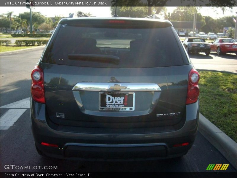Cyber Gray Metallic / Jet Black 2011 Chevrolet Equinox LT