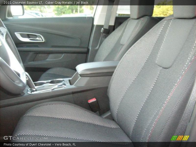 Cyber Gray Metallic / Jet Black 2011 Chevrolet Equinox LT
