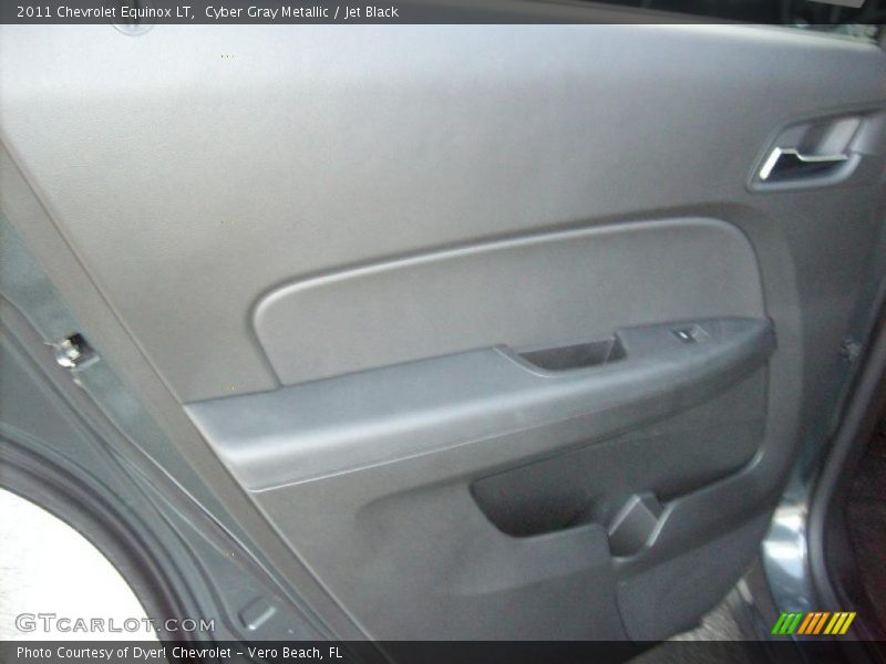 Cyber Gray Metallic / Jet Black 2011 Chevrolet Equinox LT