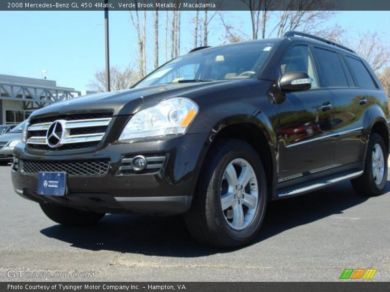 Verde Brook Metallic / Macadamia 2008 Mercedes-Benz GL 450 4Matic