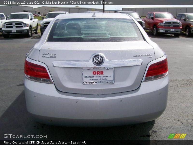 Quicksilver Metallic / Dark Titanium/Light Titanium 2011 Buick LaCrosse CXL