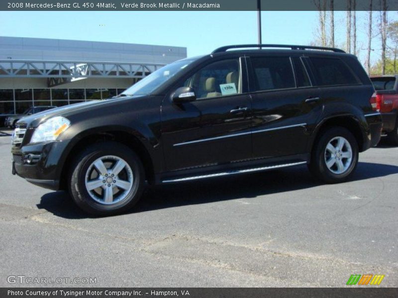 Verde Brook Metallic / Macadamia 2008 Mercedes-Benz GL 450 4Matic