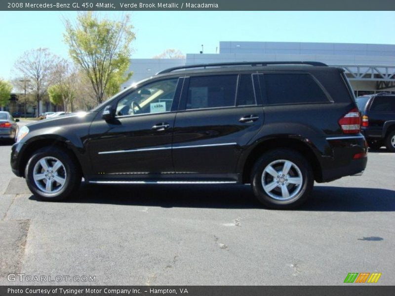 Verde Brook Metallic / Macadamia 2008 Mercedes-Benz GL 450 4Matic