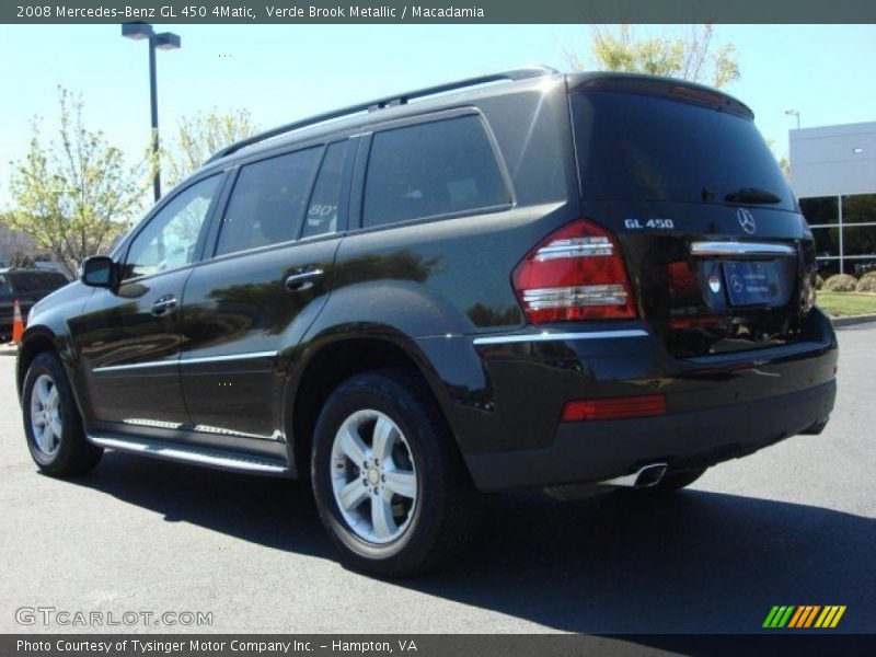 Verde Brook Metallic / Macadamia 2008 Mercedes-Benz GL 450 4Matic