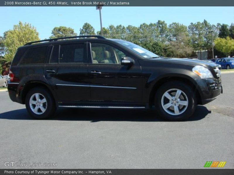 Verde Brook Metallic / Macadamia 2008 Mercedes-Benz GL 450 4Matic