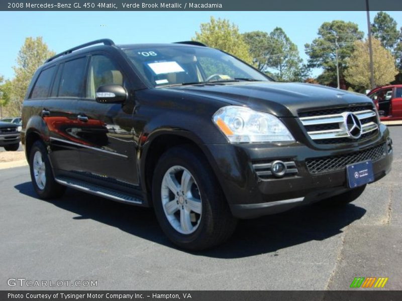 Verde Brook Metallic / Macadamia 2008 Mercedes-Benz GL 450 4Matic
