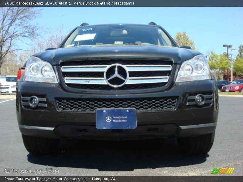 Verde Brook Metallic / Macadamia 2008 Mercedes-Benz GL 450 4Matic