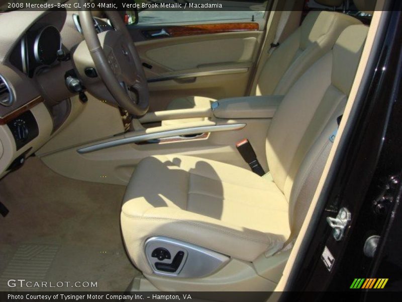 Verde Brook Metallic / Macadamia 2008 Mercedes-Benz GL 450 4Matic