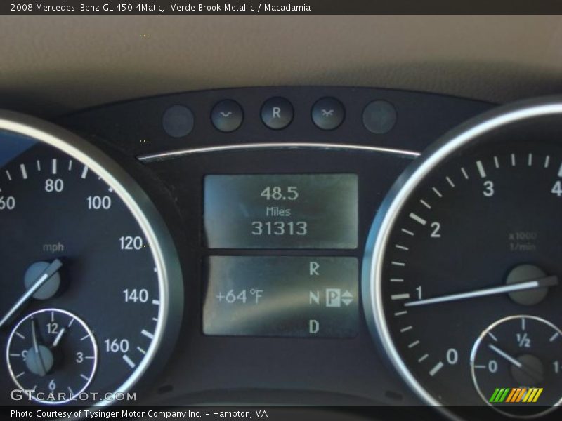 Verde Brook Metallic / Macadamia 2008 Mercedes-Benz GL 450 4Matic