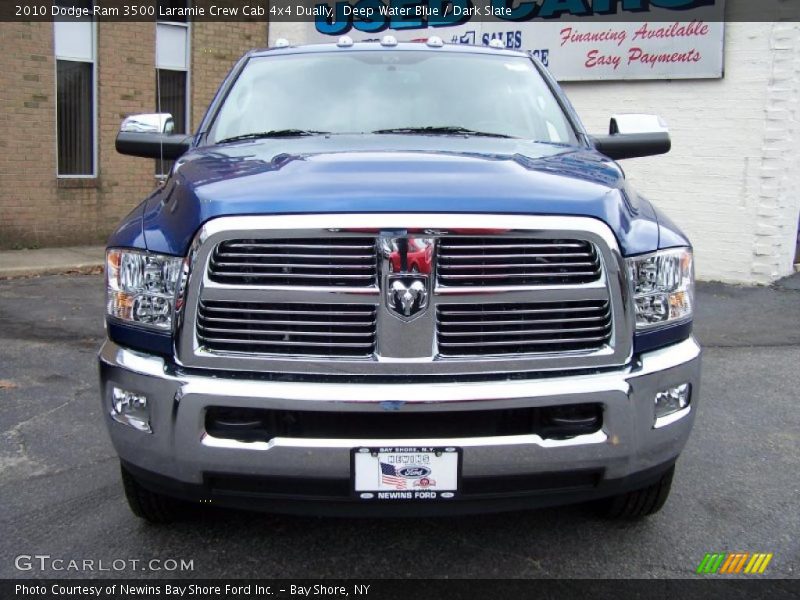 Deep Water Blue / Dark Slate 2010 Dodge Ram 3500 Laramie Crew Cab 4x4 Dually