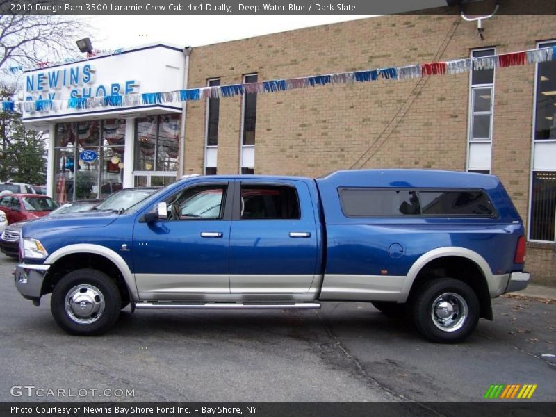 Deep Water Blue / Dark Slate 2010 Dodge Ram 3500 Laramie Crew Cab 4x4 Dually