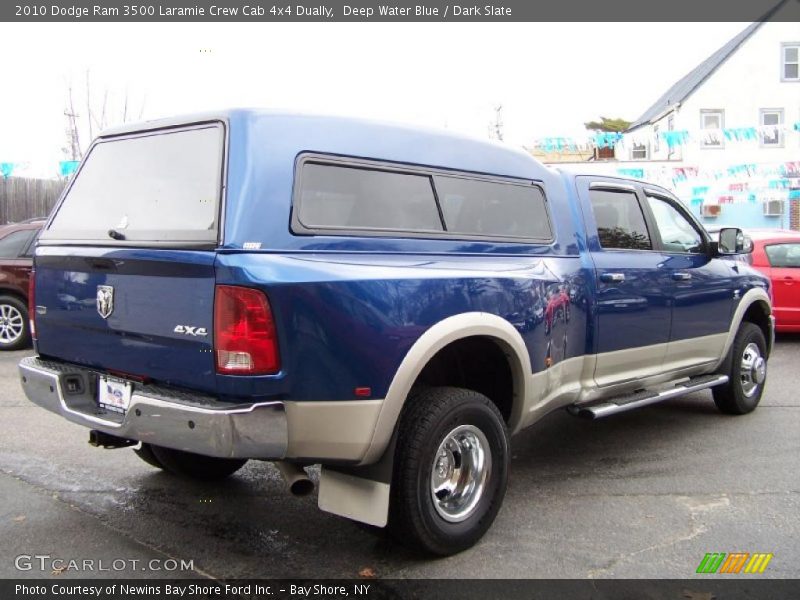 Deep Water Blue / Dark Slate 2010 Dodge Ram 3500 Laramie Crew Cab 4x4 Dually