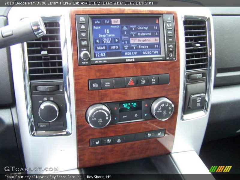 Deep Water Blue / Dark Slate 2010 Dodge Ram 3500 Laramie Crew Cab 4x4 Dually