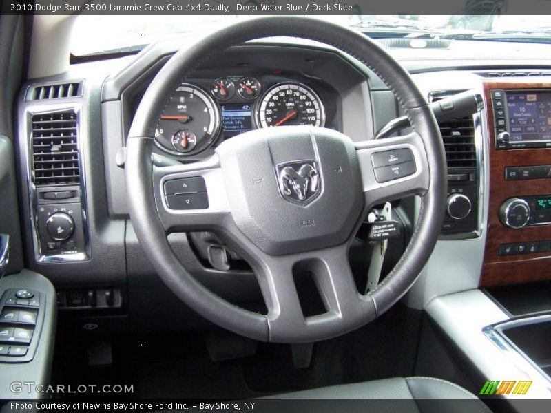 Deep Water Blue / Dark Slate 2010 Dodge Ram 3500 Laramie Crew Cab 4x4 Dually