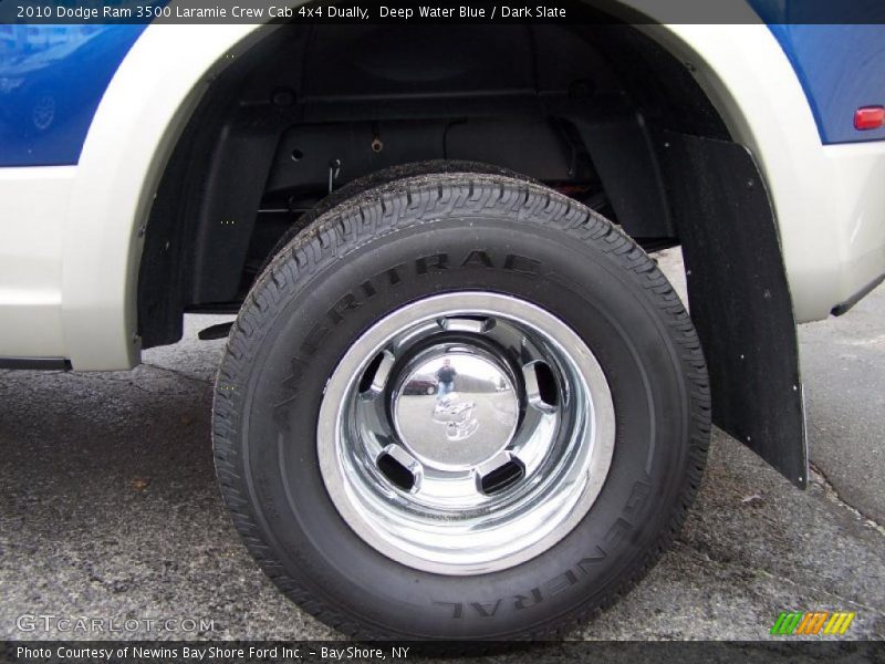 Deep Water Blue / Dark Slate 2010 Dodge Ram 3500 Laramie Crew Cab 4x4 Dually