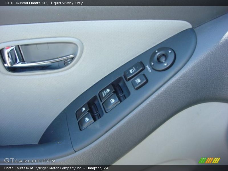 Liquid Silver / Gray 2010 Hyundai Elantra GLS