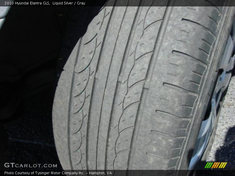 Liquid Silver / Gray 2010 Hyundai Elantra GLS