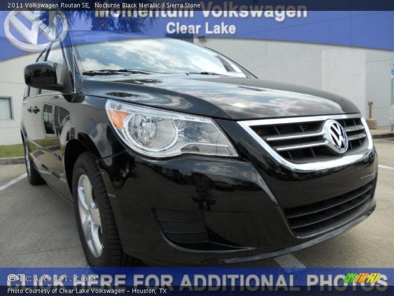 Nocturne Black Metallic / Sierra Stone 2011 Volkswagen Routan SE