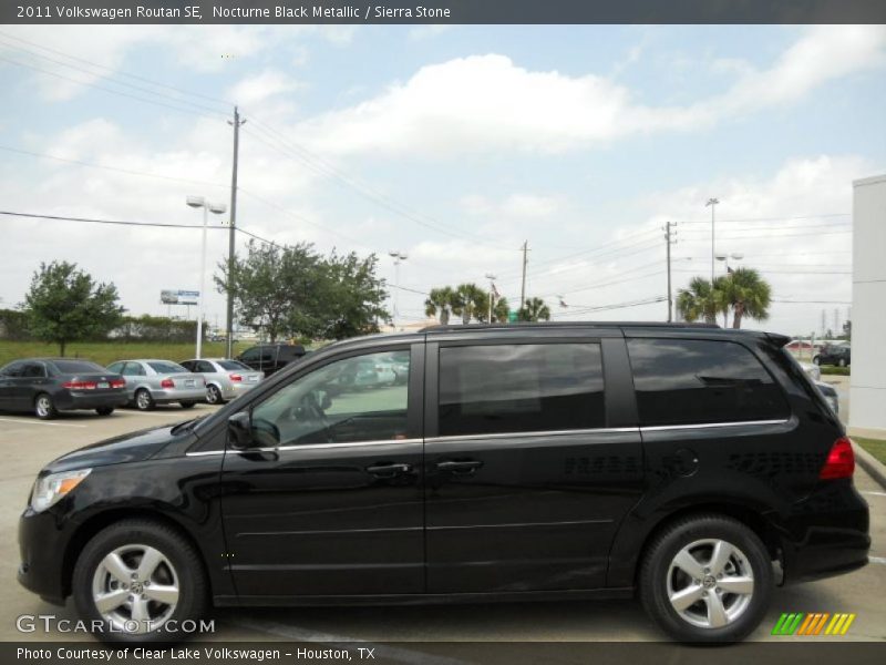 Nocturne Black Metallic / Sierra Stone 2011 Volkswagen Routan SE