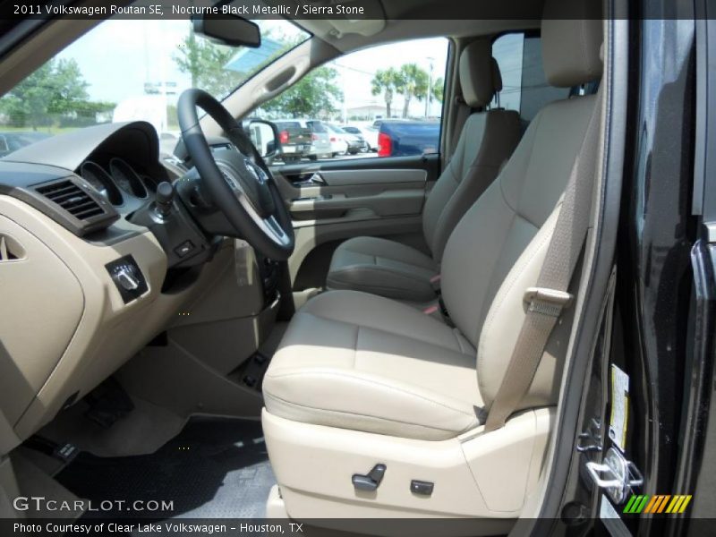 Nocturne Black Metallic / Sierra Stone 2011 Volkswagen Routan SE