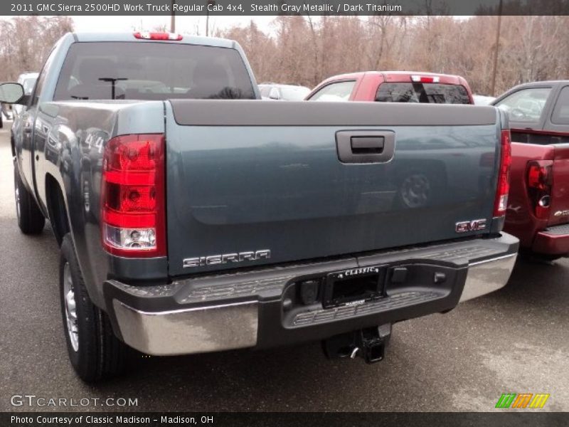 Stealth Gray Metallic / Dark Titanium 2011 GMC Sierra 2500HD Work Truck Regular Cab 4x4