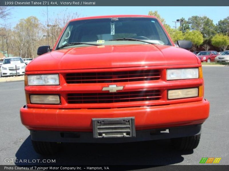 Victory Red / Neutral 1999 Chevrolet Tahoe Z71 4x4