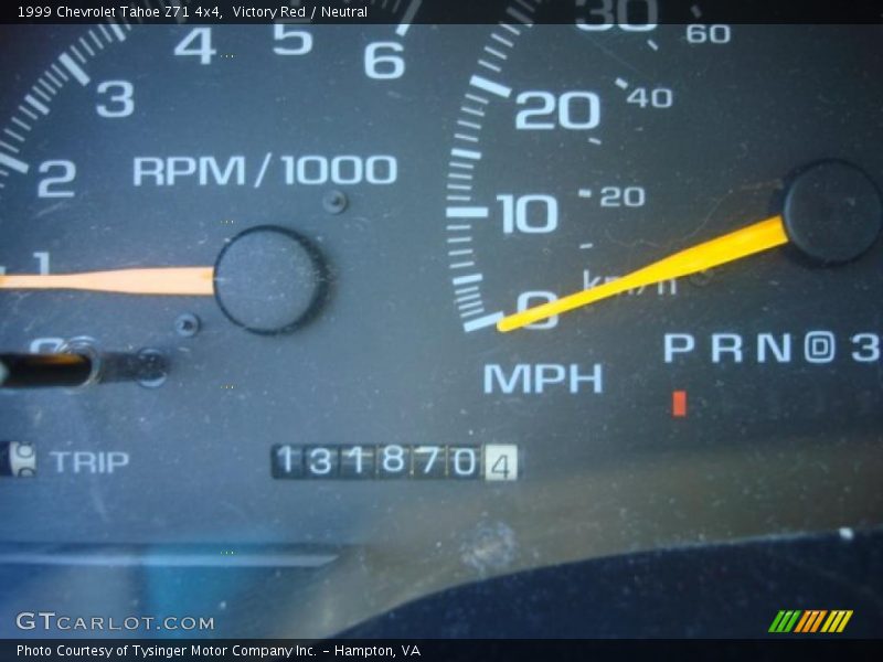 Victory Red / Neutral 1999 Chevrolet Tahoe Z71 4x4