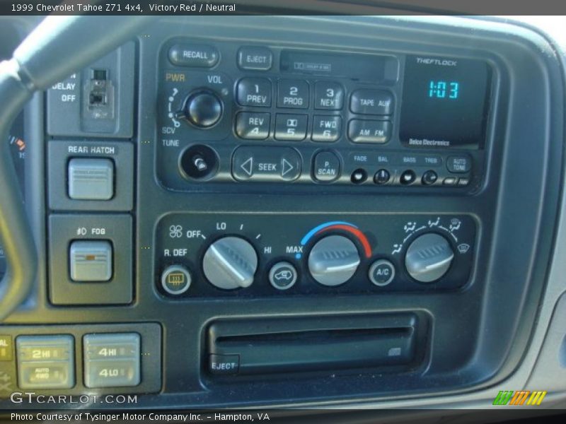 Victory Red / Neutral 1999 Chevrolet Tahoe Z71 4x4