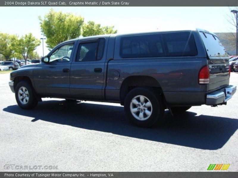 Graphite Metallic / Dark Slate Gray 2004 Dodge Dakota SLT Quad Cab