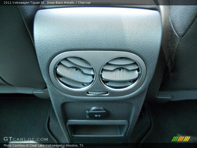 Deep Black Metallic / Charcoal 2011 Volkswagen Tiguan SE