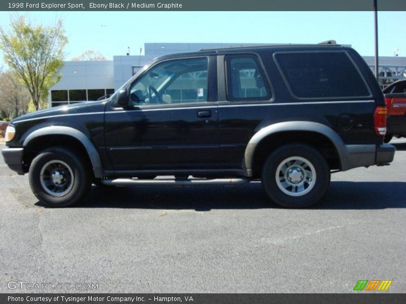 Ebony Black / Medium Graphite 1998 Ford Explorer Sport