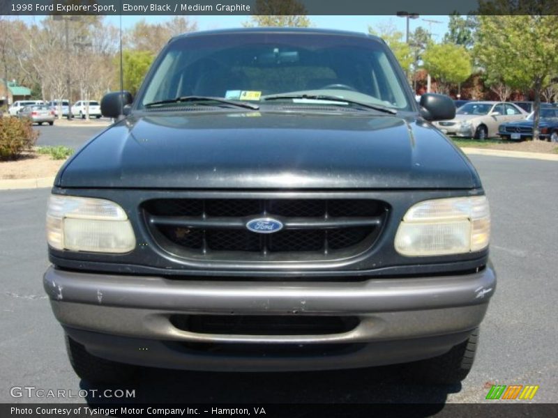 Ebony Black / Medium Graphite 1998 Ford Explorer Sport