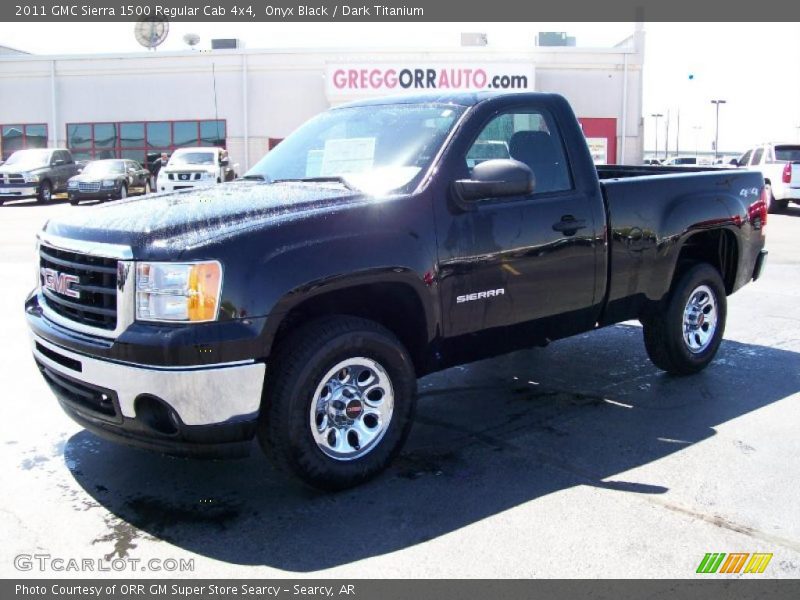 Onyx Black / Dark Titanium 2011 GMC Sierra 1500 Regular Cab 4x4