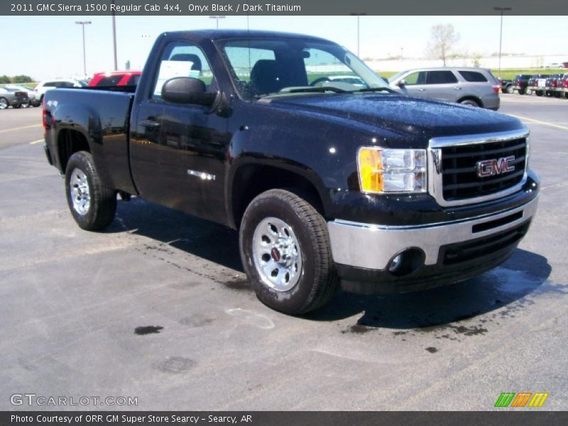 Onyx Black / Dark Titanium 2011 GMC Sierra 1500 Regular Cab 4x4