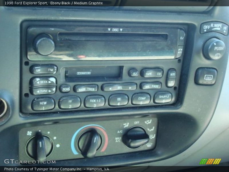 Controls of 1998 Explorer Sport