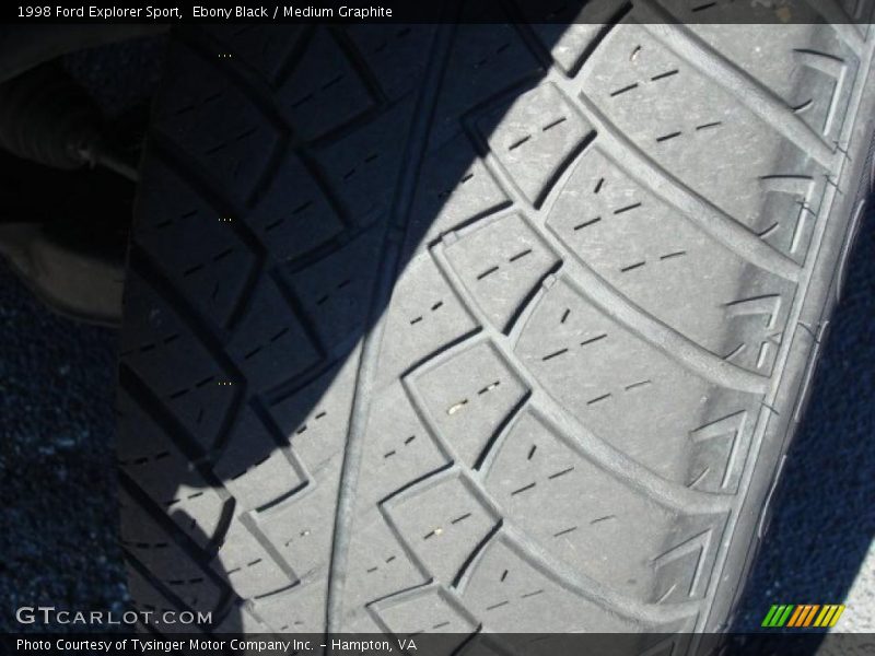 Ebony Black / Medium Graphite 1998 Ford Explorer Sport
