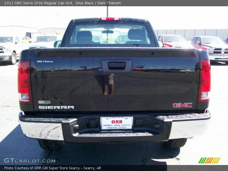 Onyx Black / Dark Titanium 2011 GMC Sierra 1500 Regular Cab 4x4