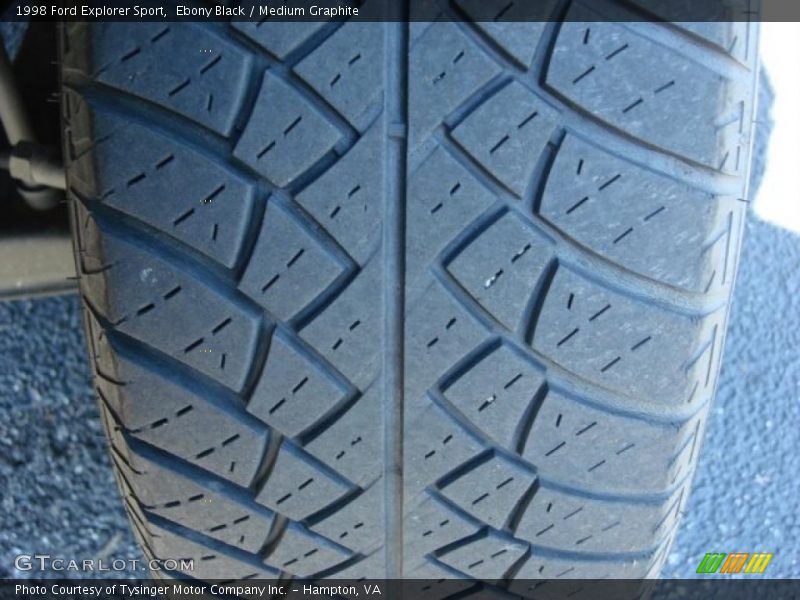 Ebony Black / Medium Graphite 1998 Ford Explorer Sport