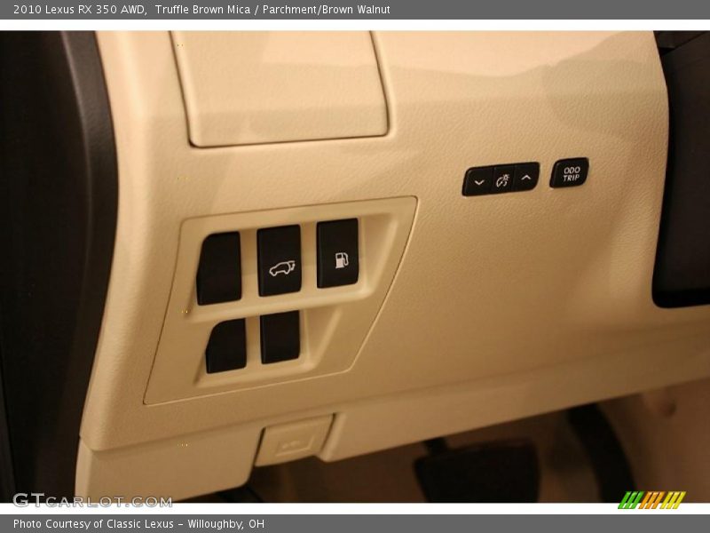 Truffle Brown Mica / Parchment/Brown Walnut 2010 Lexus RX 350 AWD