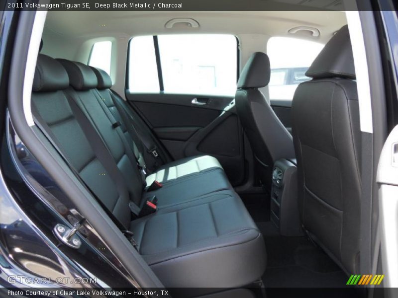Deep Black Metallic / Charcoal 2011 Volkswagen Tiguan SE