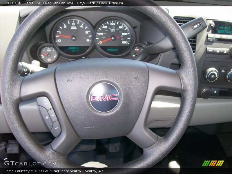 Onyx Black / Dark Titanium 2011 GMC Sierra 1500 Regular Cab 4x4