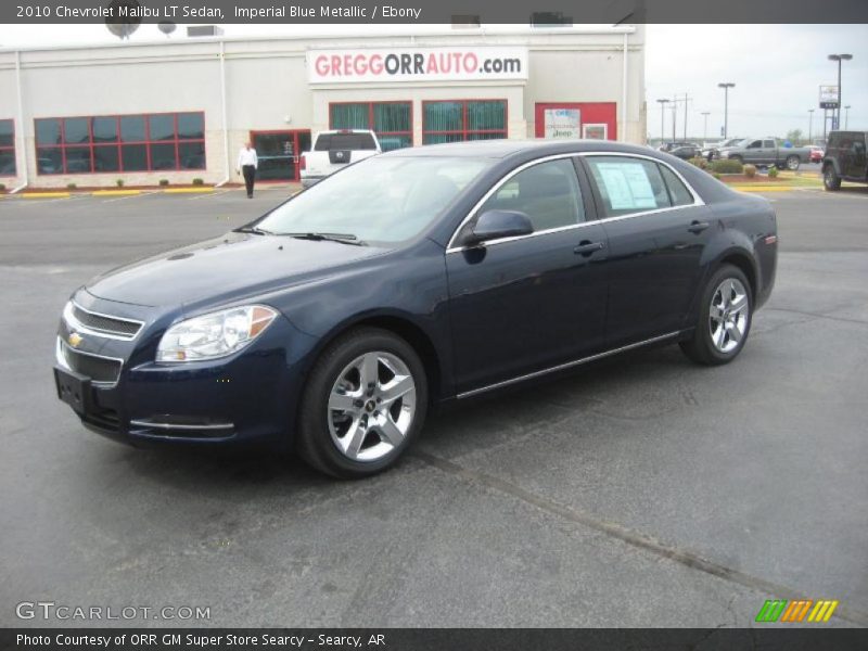Imperial Blue Metallic / Ebony 2010 Chevrolet Malibu LT Sedan