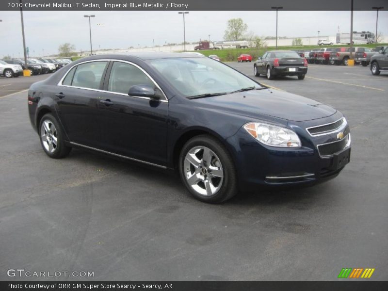 Imperial Blue Metallic / Ebony 2010 Chevrolet Malibu LT Sedan