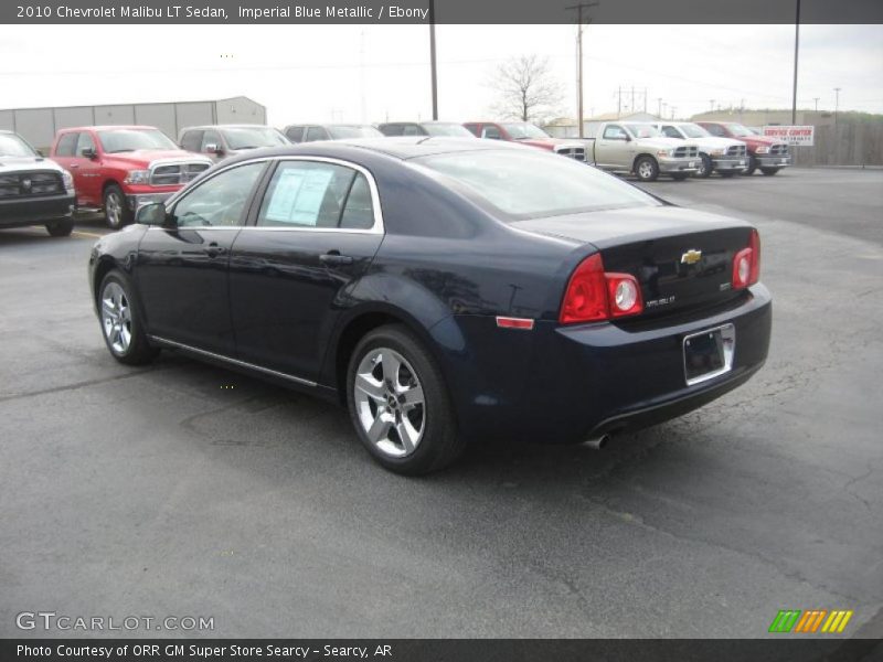 Imperial Blue Metallic / Ebony 2010 Chevrolet Malibu LT Sedan