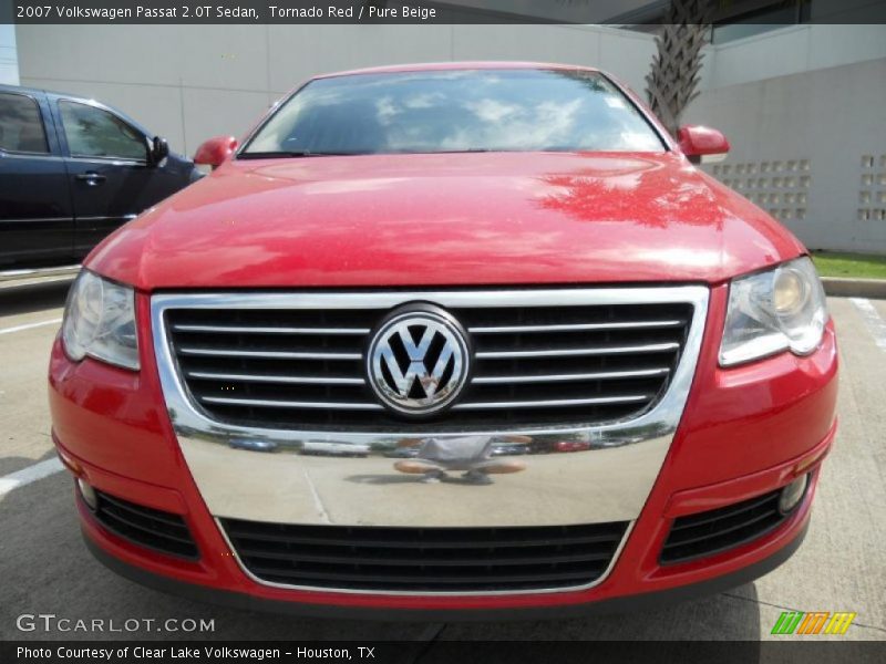 Tornado Red / Pure Beige 2007 Volkswagen Passat 2.0T Sedan