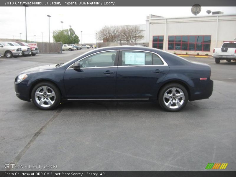Imperial Blue Metallic / Ebony 2010 Chevrolet Malibu LT Sedan