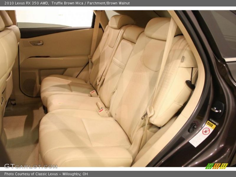 Truffle Brown Mica / Parchment/Brown Walnut 2010 Lexus RX 350 AWD