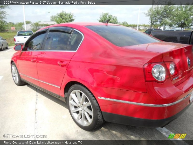 Tornado Red / Pure Beige 2007 Volkswagen Passat 2.0T Sedan