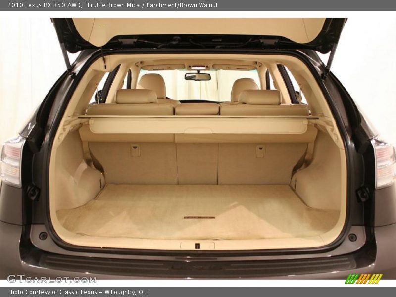 Truffle Brown Mica / Parchment/Brown Walnut 2010 Lexus RX 350 AWD