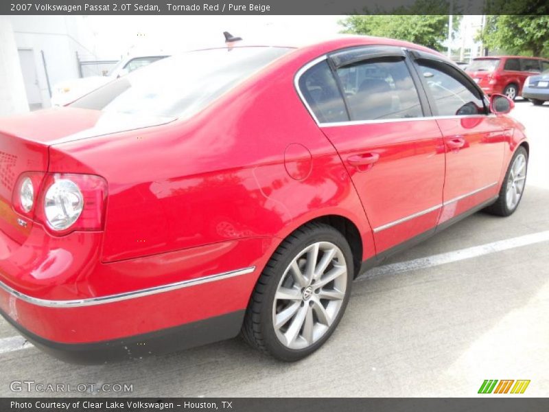 Tornado Red / Pure Beige 2007 Volkswagen Passat 2.0T Sedan